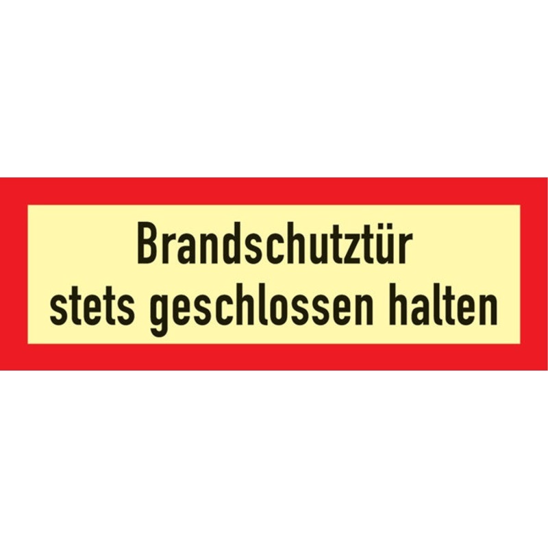 Brandschutzzeichen DIN 4066 ( 3000277595 ) L297xB105 mm Folie