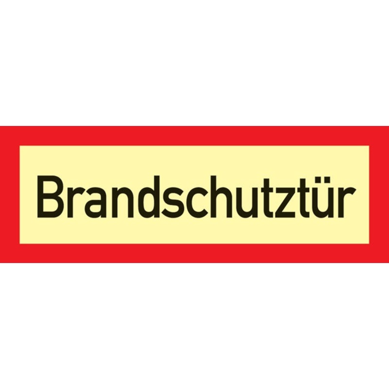 Brandschutzzeichen DIN 4066 ( 3000277604 ) L297xB105 mm Folie