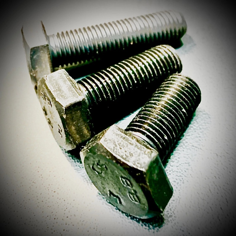 M12 x 1.25P Fine Pitch Hex Set Screw HT 8.8 Self Colour DIN933