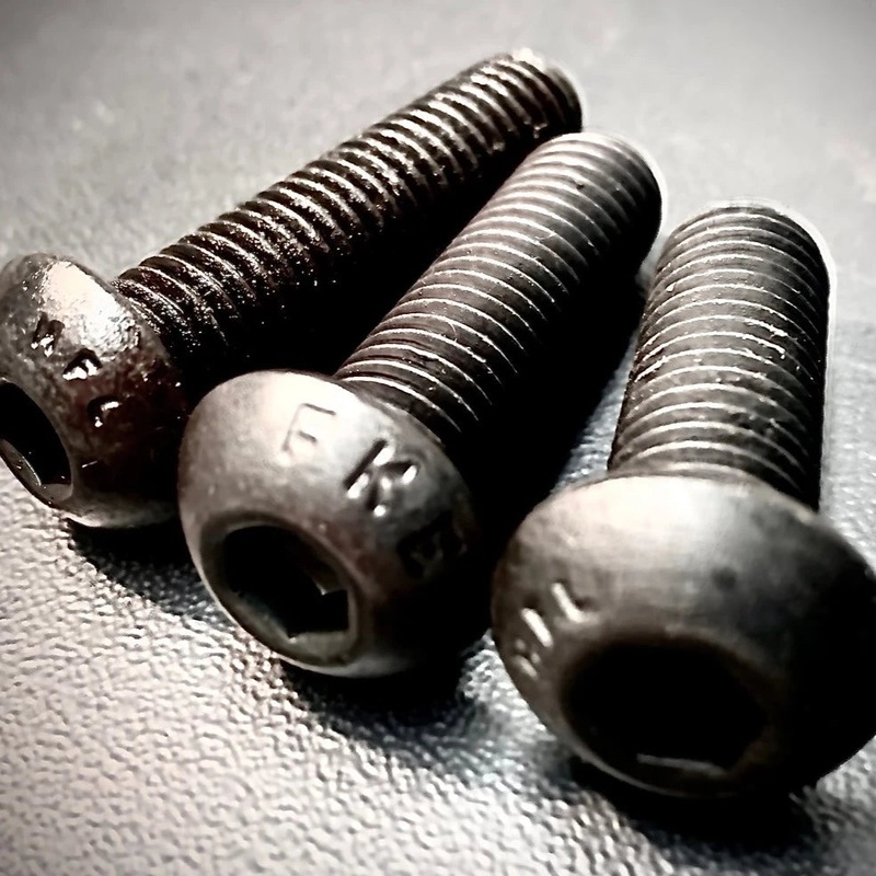 M8 Socket Screw Button High Tensile 10.9 Self-Colour DIN9427