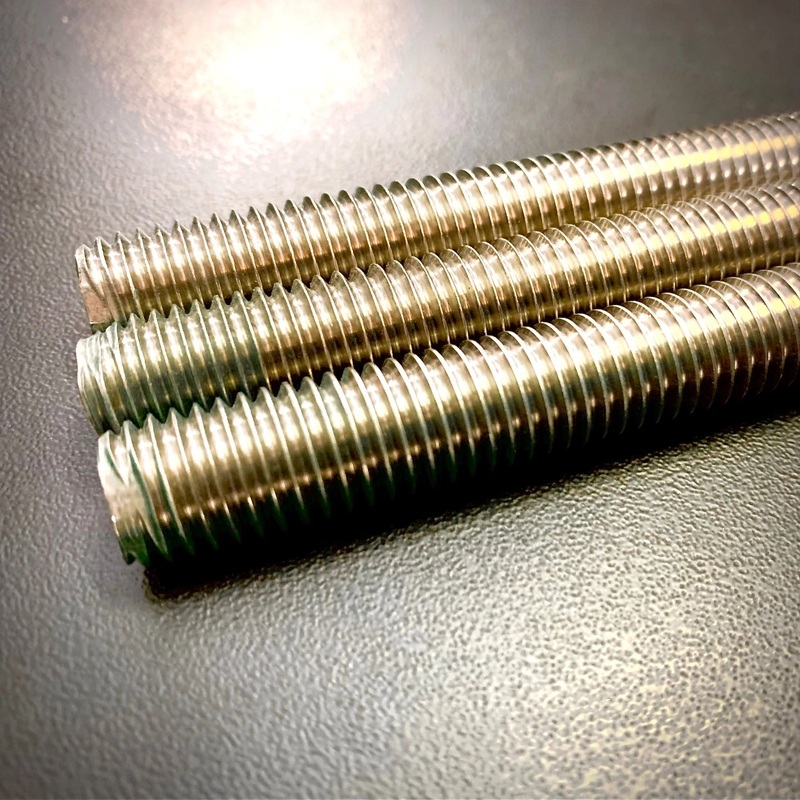 Metric 1m A2 304 Stainless Steel Threaded Bar Stud Rod DIN976