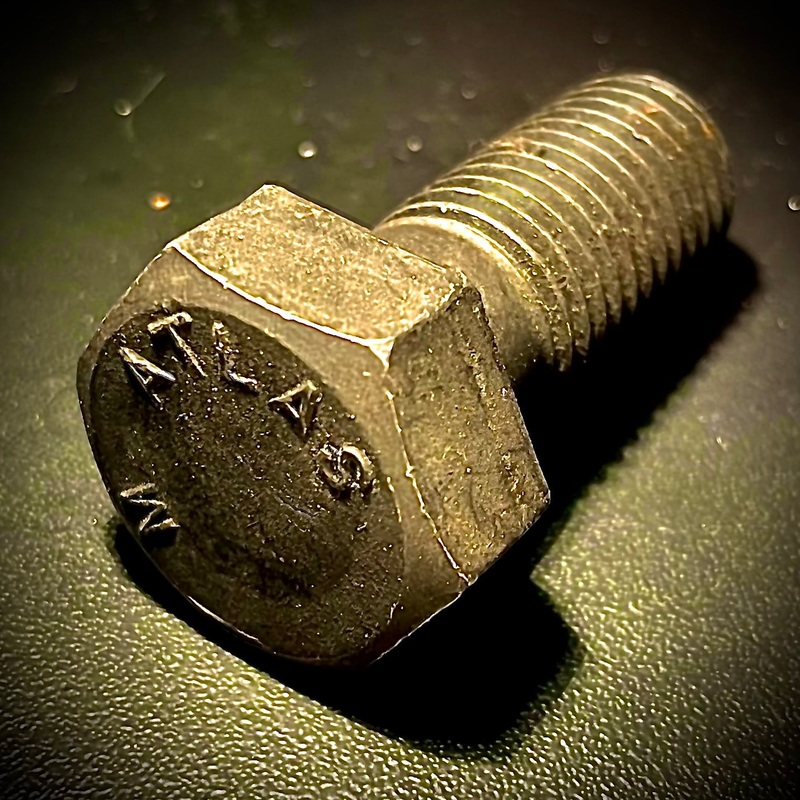 M20 x 45mm Hex Bolt High Tensile 8.8 Self Colour DIN931