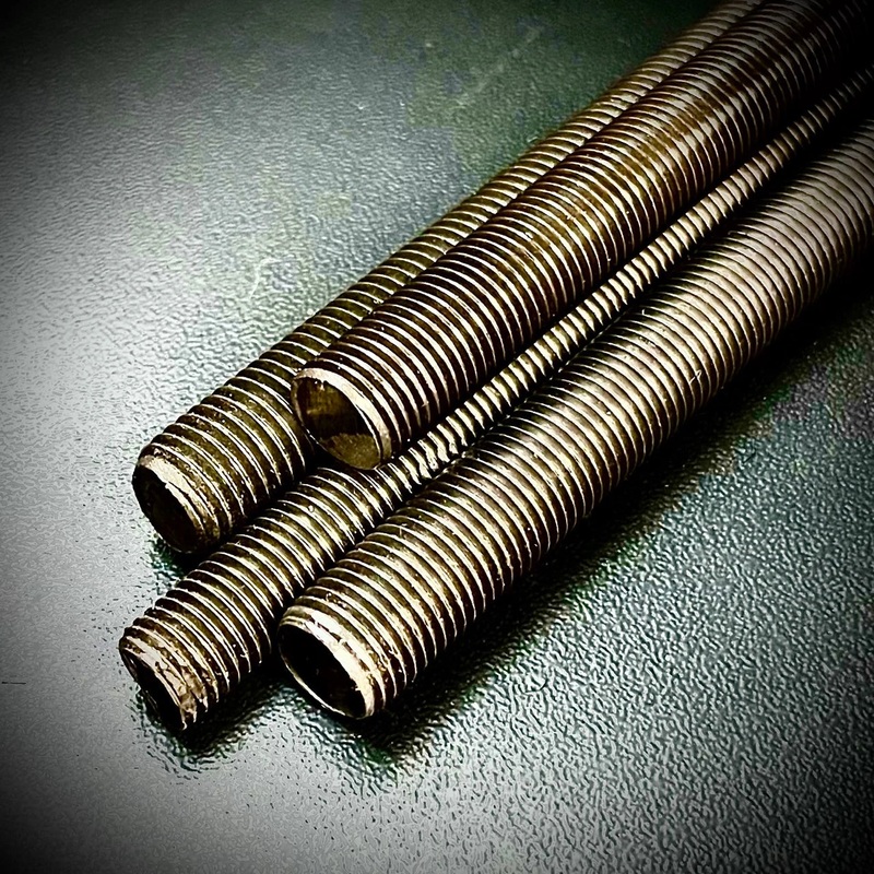 Metric Self Colour Grade 4.8 Threaded Bar Stud Rod 500mm