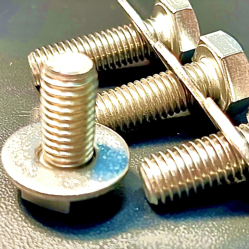 M6 x Under 40mm Hex Set Screw Plus Washer A2 304 Stainless