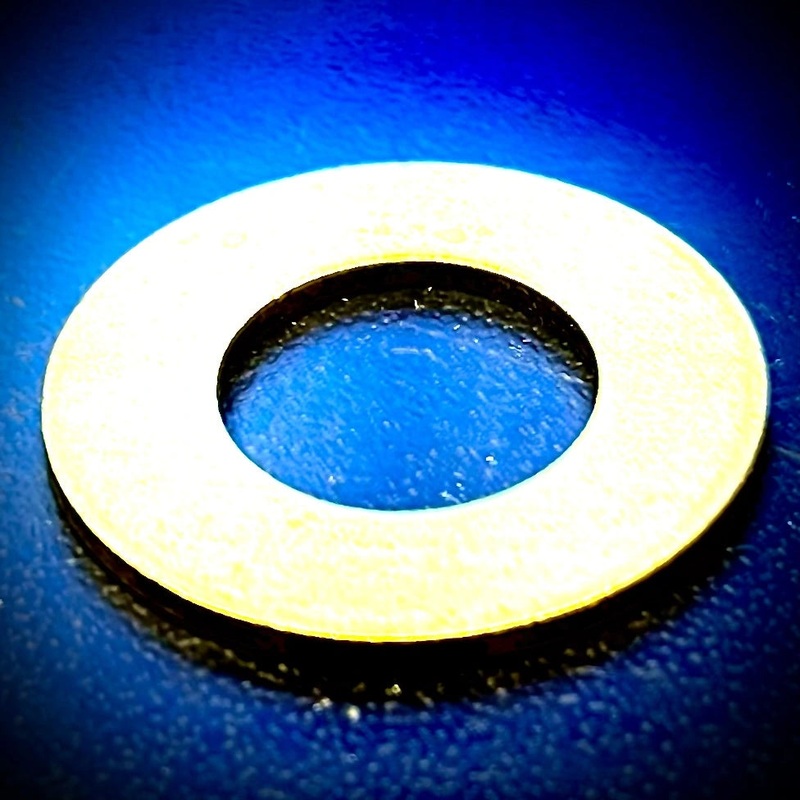Table 3 Light Imperial Flat Washers Brass