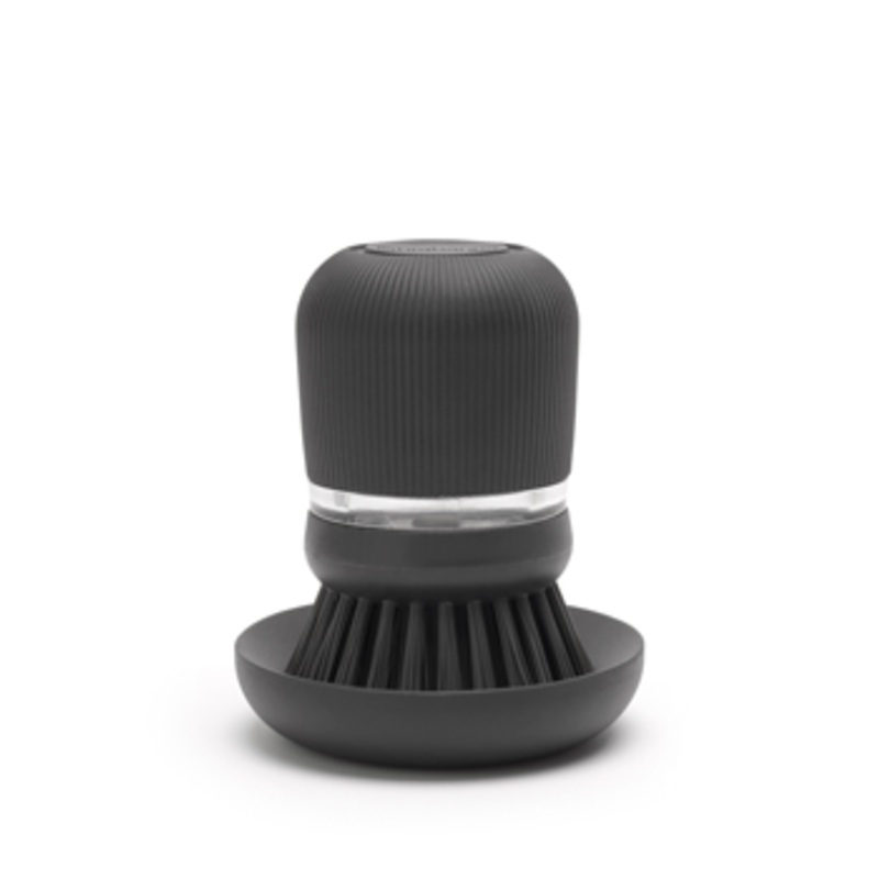 Brabantia SinkSide Soap Dispensing Dish Brush – Dark Grey