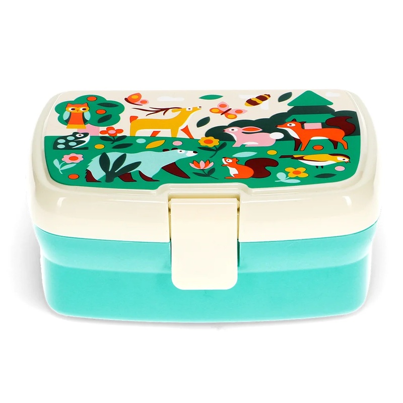 Rex Lunch Box with Tray – Woodland