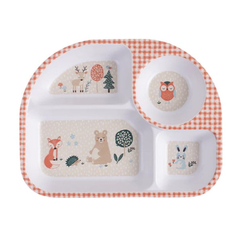 Ladelle Kids Divided Plate – Woodland