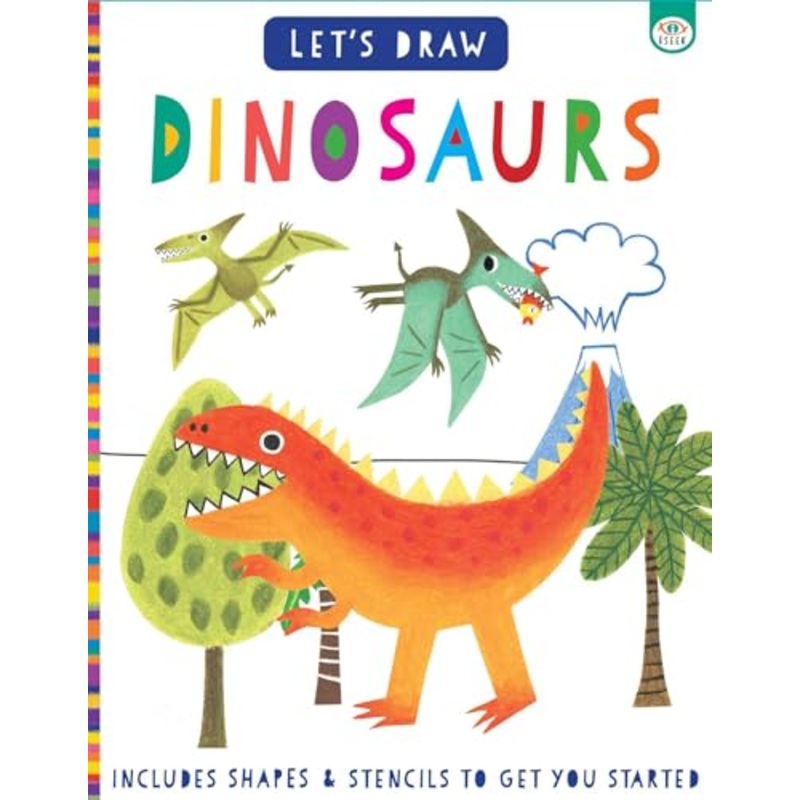 Lets Draw Dinosuars Book