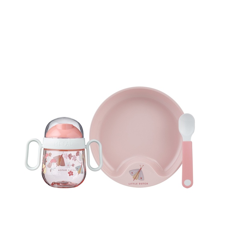 Mepal Mio Baby Dinnerware Set 3 pcs – Flowers & Butterflies