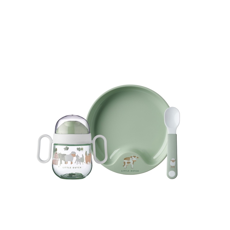 Mepal Mio Baby Dinnerware Set 3 pcs – Little Dutch Little Farm