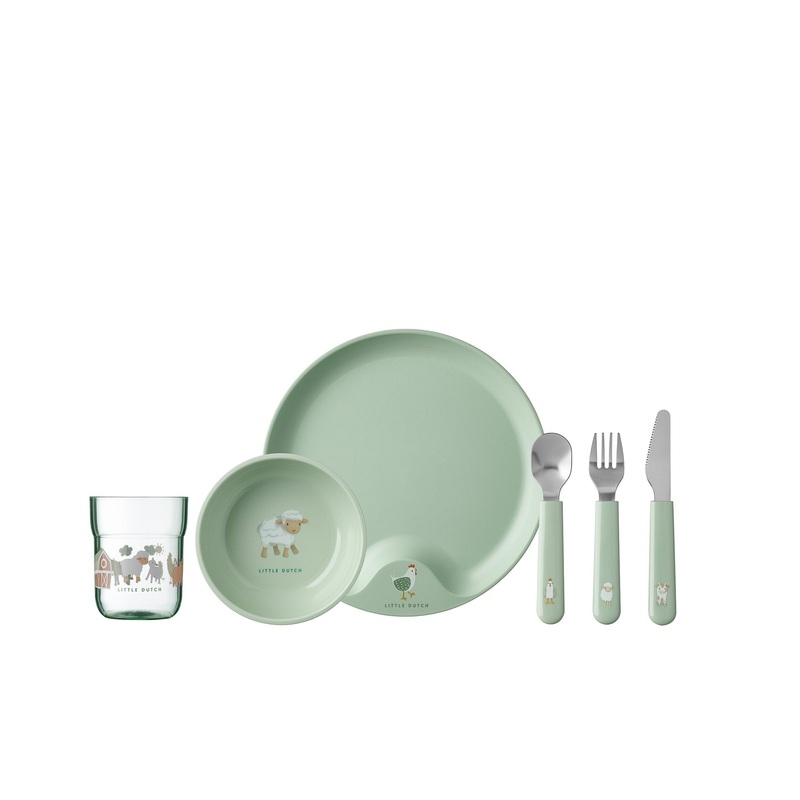 Mepal Mio Children’s Dinnerware Set 6 pcs Little Dutch Little Farm