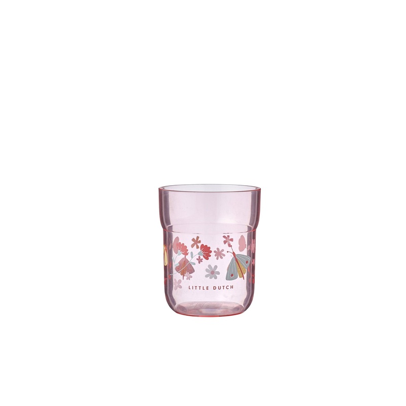 Mepal Mio Childrens Glass 250ml – Flowers & Butterflies