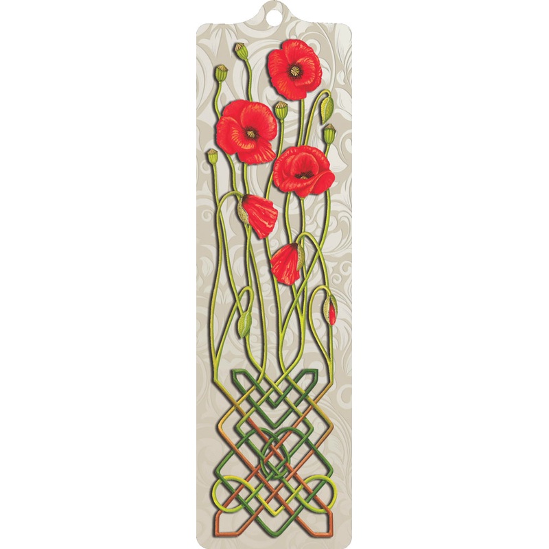 Celtic Flowers Bookmark