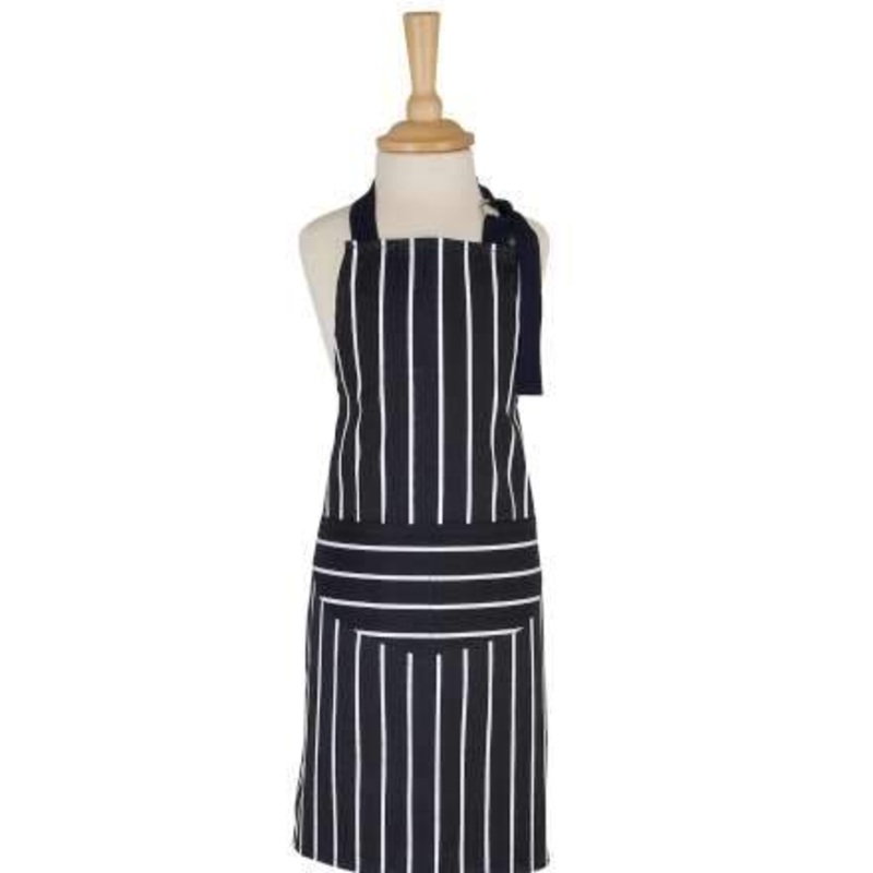 Dexam Children’s Apron – Navy Butchers Stripe