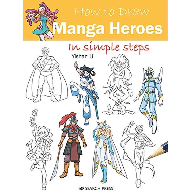 How to Draw Manga Heroes Book