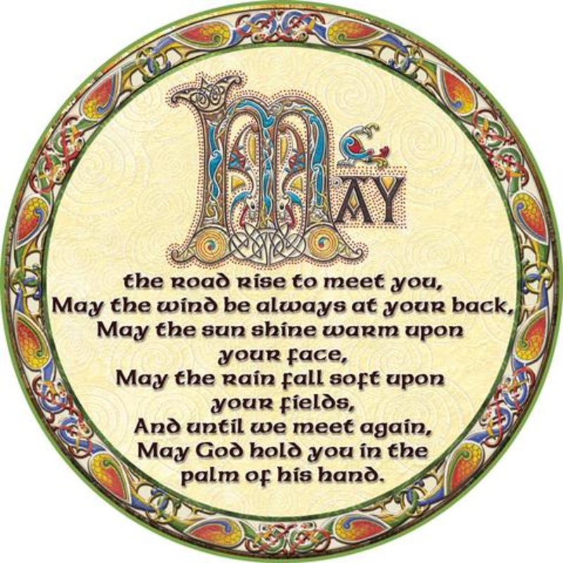 Set of 4 Celtic Placemats – May the Road Rise
