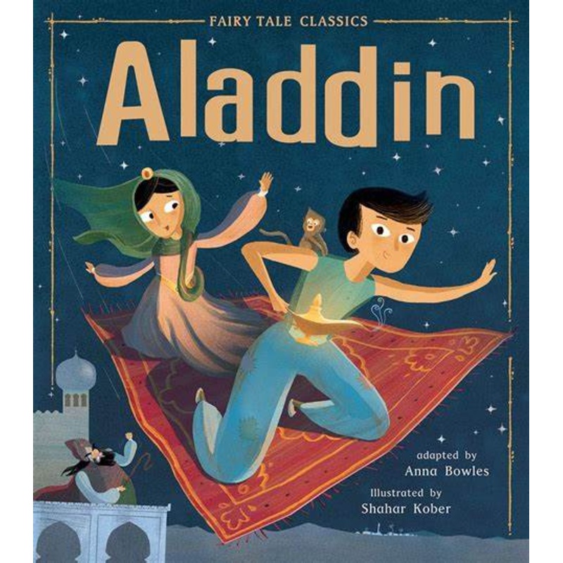 Aladdin Hardback Book.