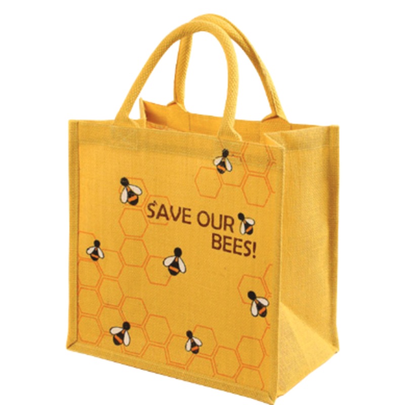 Natures Craft Jute Bag Save Our Bees