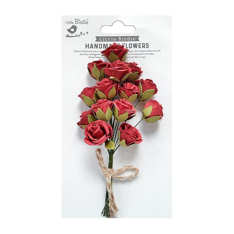 Little Birdie Handmade flowers- Charlie Love & Roses 1Pcs