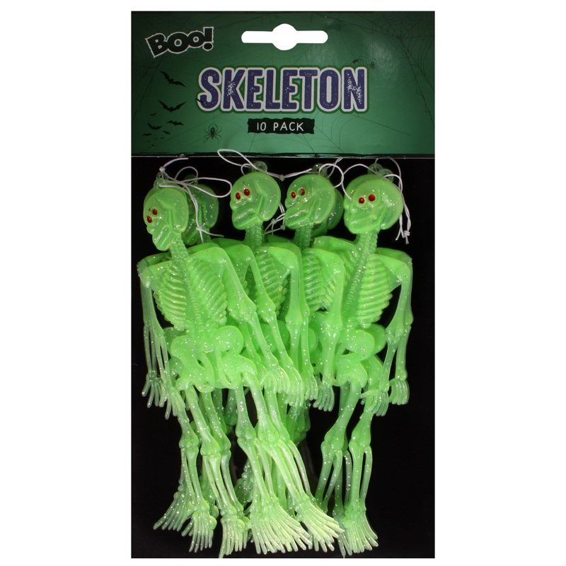 Skeleton 15cm – Green 10pc