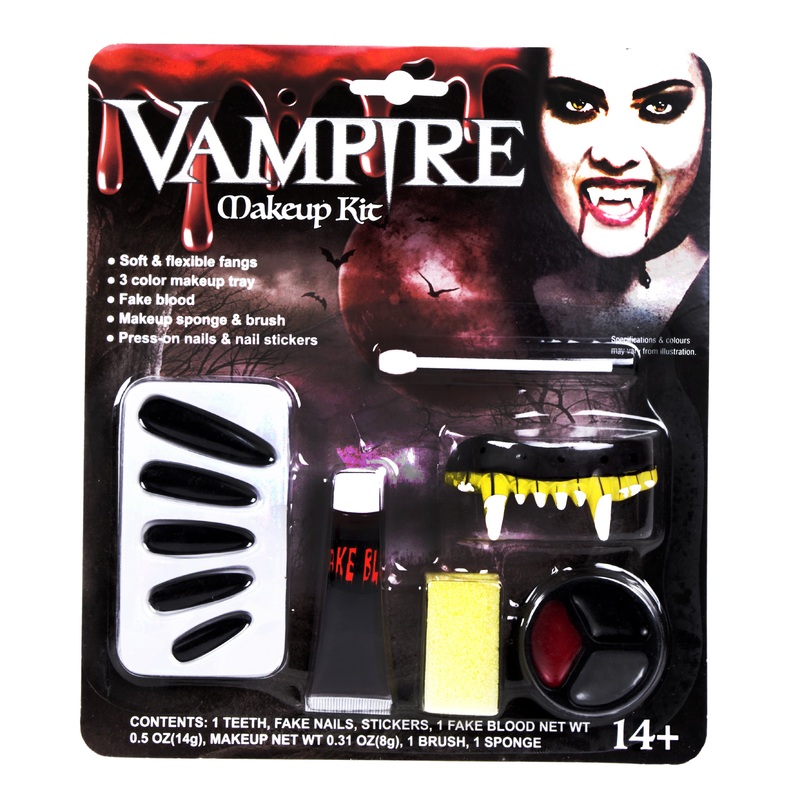 Vampire Make-Up Set – Fake Nails