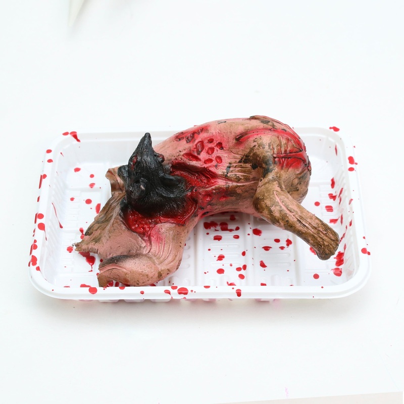 Chop Shop On Tray Stomach In Side Rat