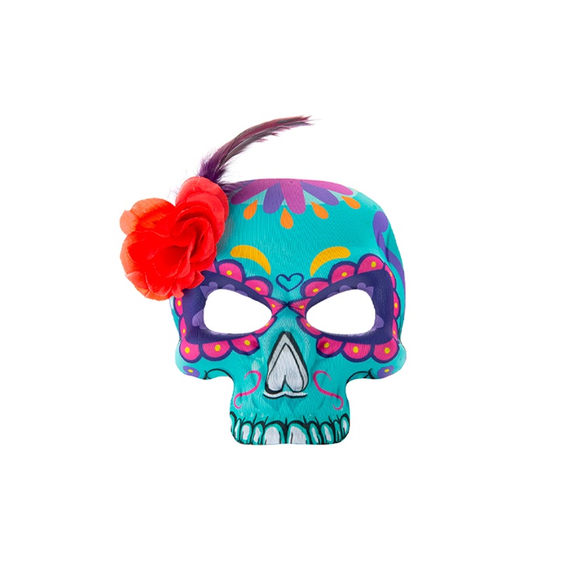 Day Of The Dead Skeleton Eye Mask Assorted colour