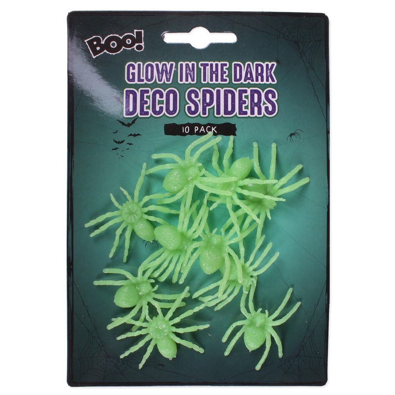 Glow in the Dark – Spiders 10pc