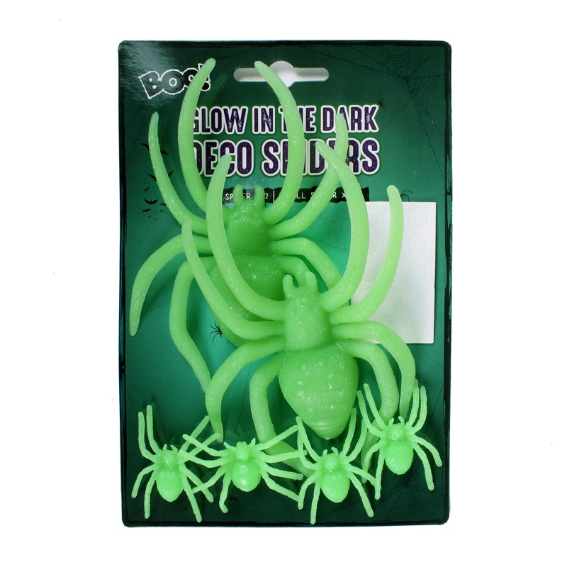 Glow in the Dark – Spiders 6pc