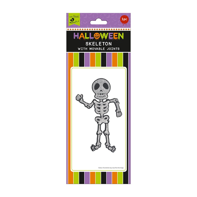 Little Birdie Glitter Skeleton with Movable Joints – 1pc, 26.5cm