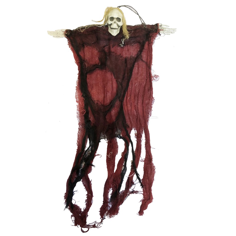 Skeleton Reaper 6cm Red & Black 1pc