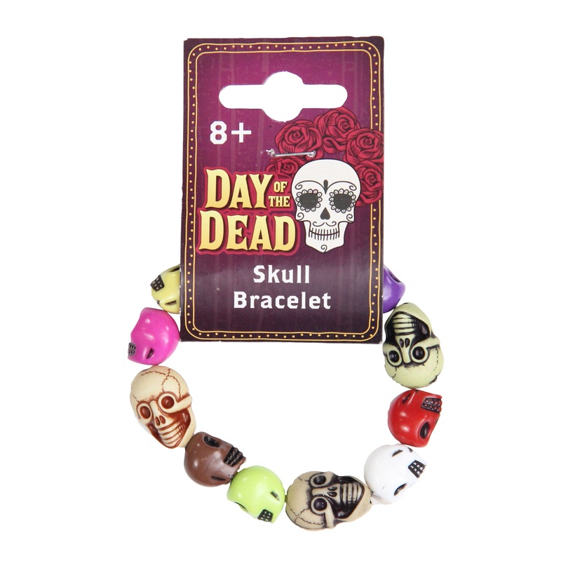 Skull Bracelet- Assorted Colours