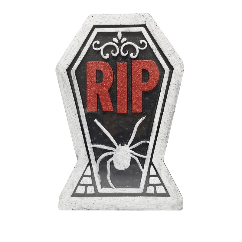 Thermocol Tombstone RIP 25cm assorted  1pc