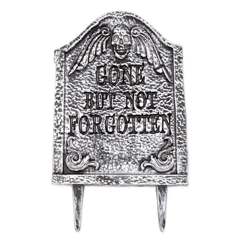 Tombstone Lawn Stake – Grey Gone but not Forgotten 1pc