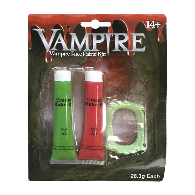 Vampire Face Paint Kit – Green and Red