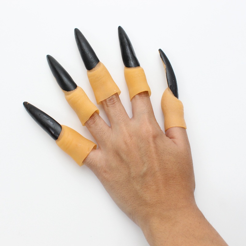 Witch Dress Up Fingers Black 5Pc