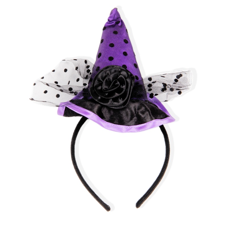 Witch Headband – Purple 1pc