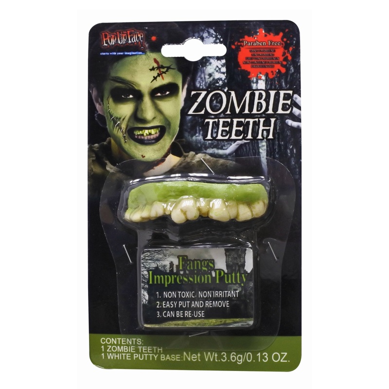 Zombie Fake Teeth 1Set Blister