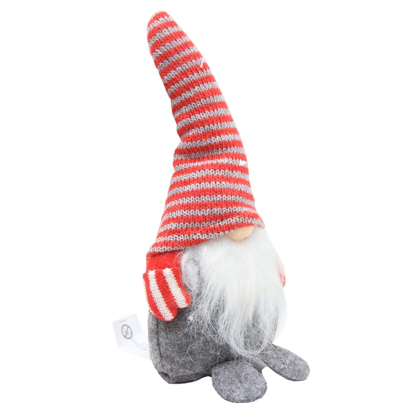 Standing Gnome – Grey, 22cm, 1pc