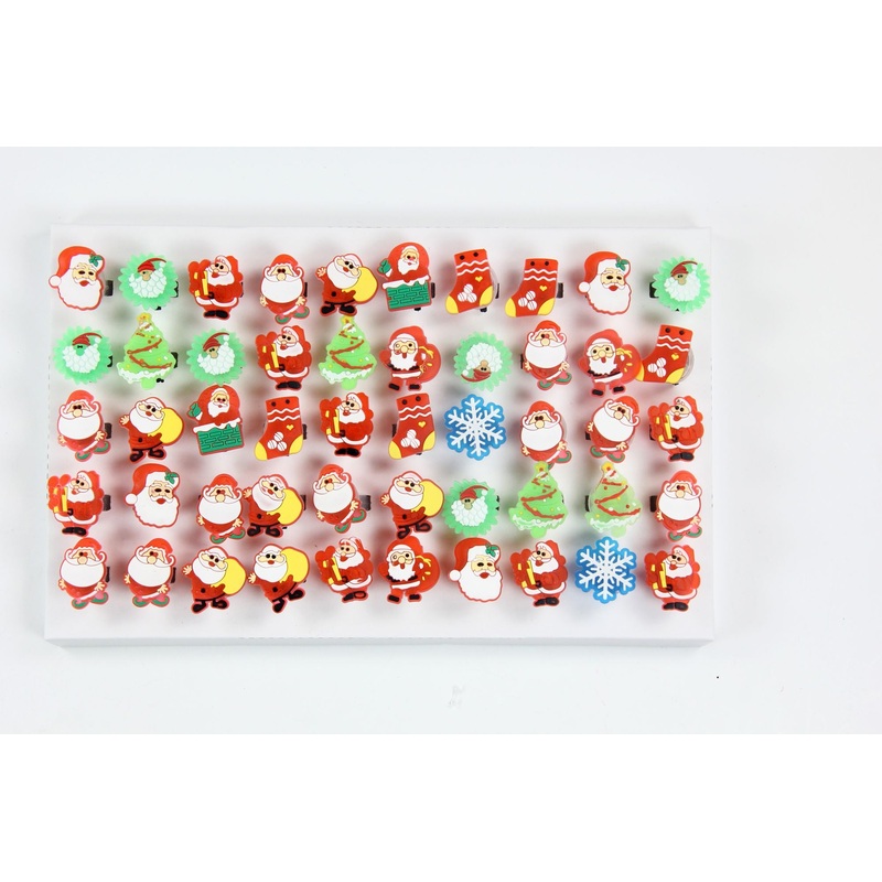 Christmas Led Flashing Ring – Assorted Designs, 1Pc