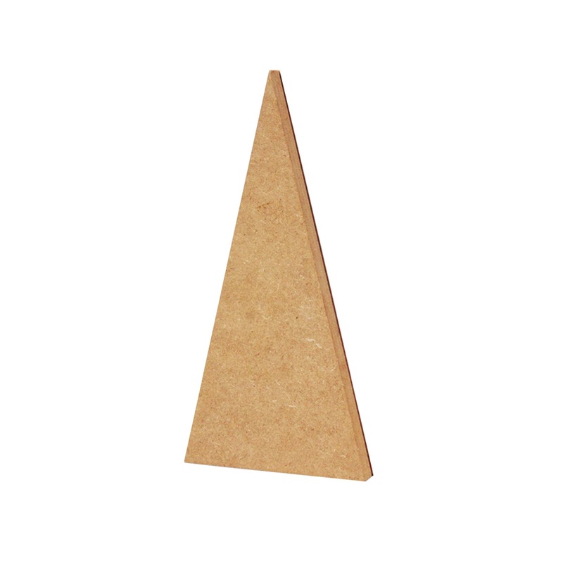 MDF Decorable Triangle – Approx Width 5 X Height  10 x D0.7 , 1pc