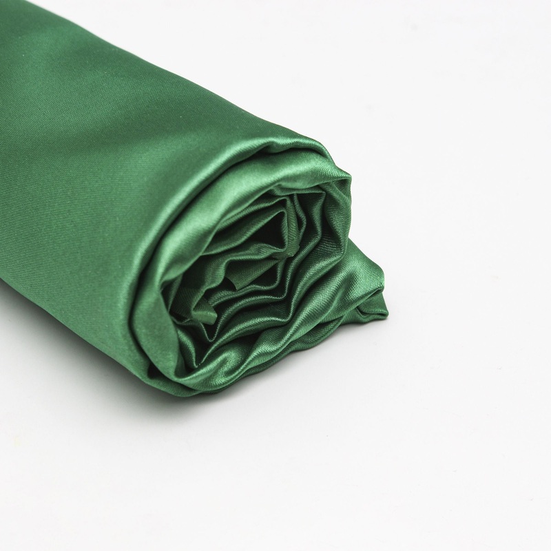 Christmas  Decortive Elements – Satin Fabric, Green, 1m