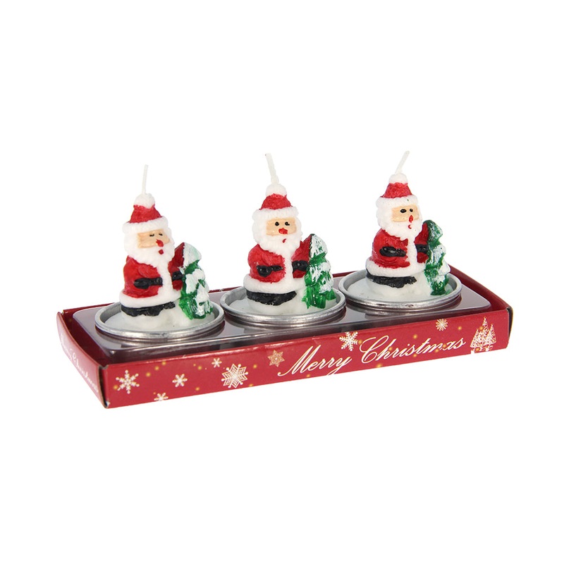 Christmas Candle- Santa Claus