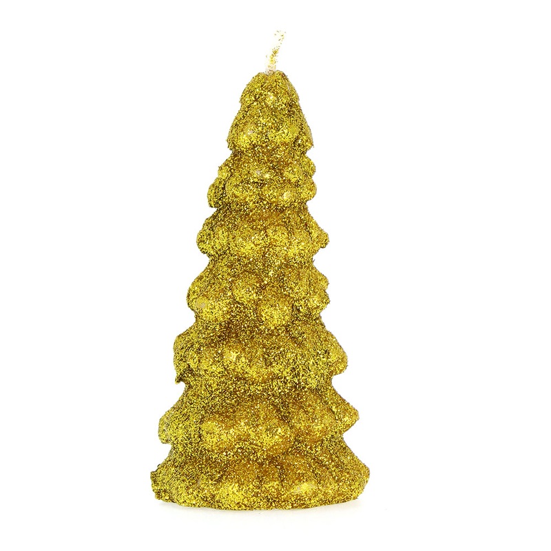 Christmas Decoration Hanging- Glitter X-Mas Tree Gold