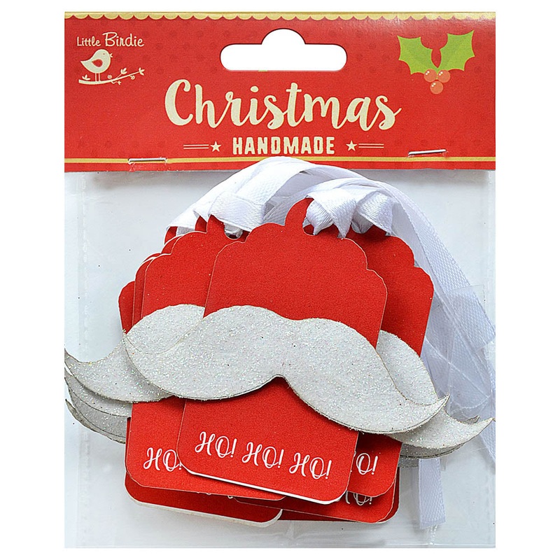 Christmas Gift Tag – Laughing Santa, 10Pc