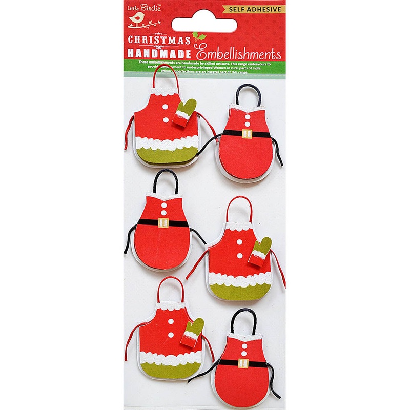 Christmas Stickers – Christmas Apron, 6Pc