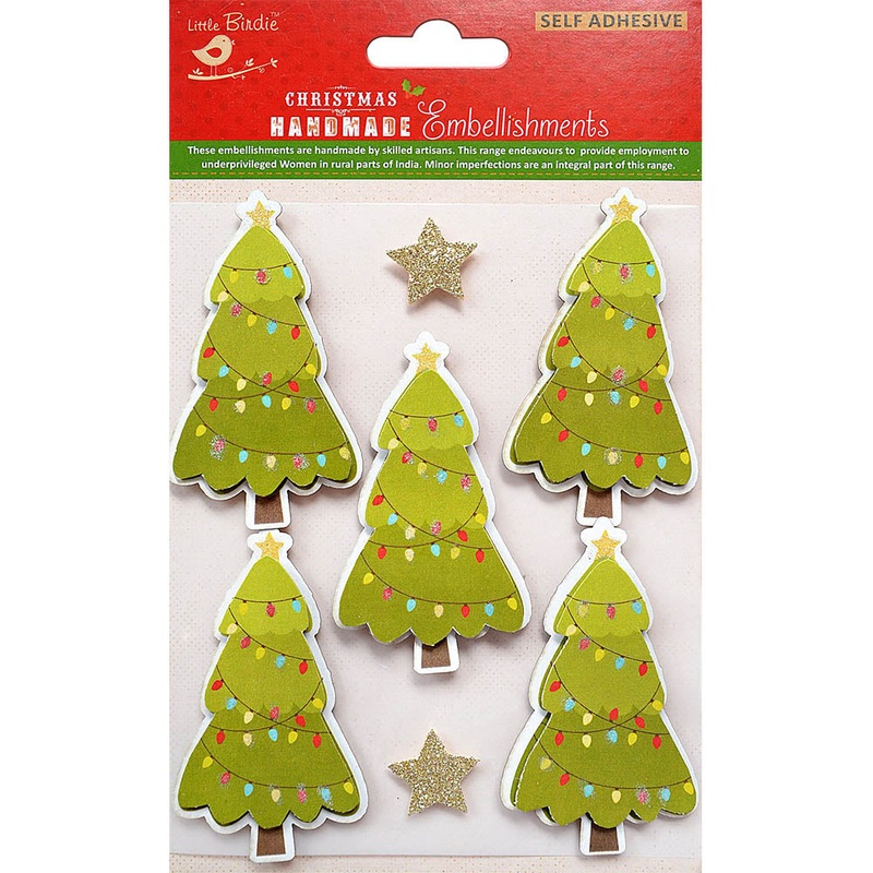 Christmas Stickers – Festive Tree, 7Pc