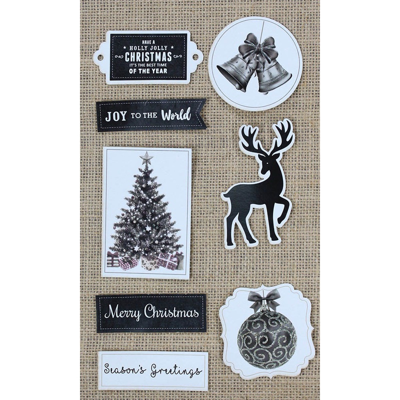 Christmas Stickers – Joy To The World, 6Pc