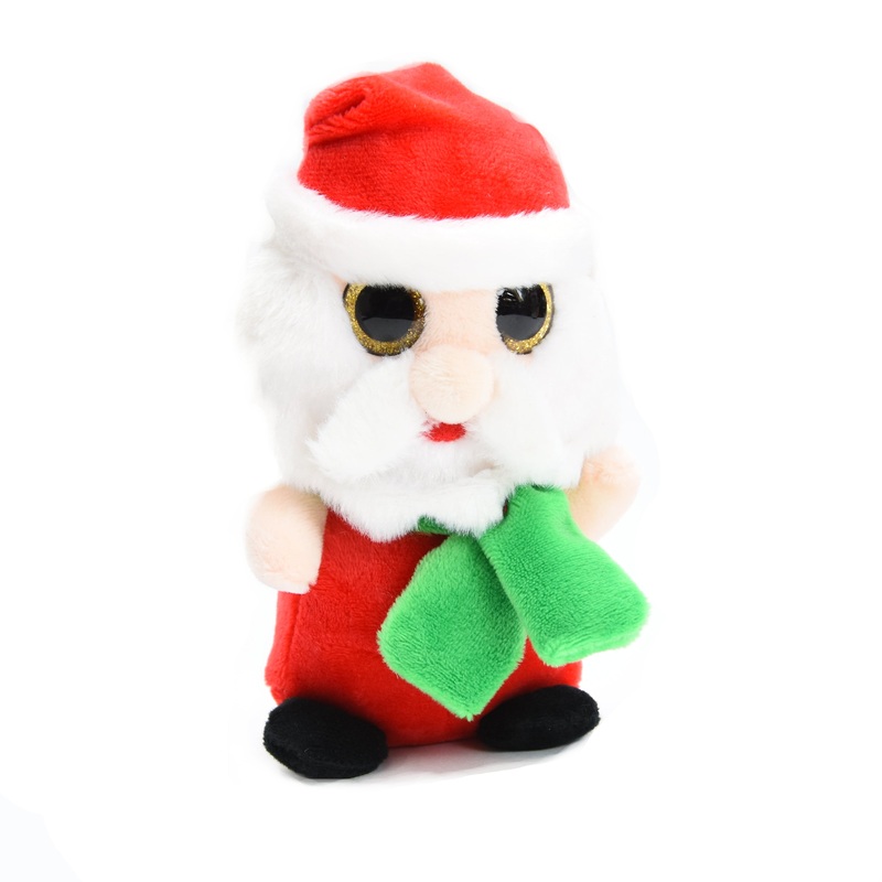 Soft Toy – Glittery Eye Santa Claus, 16cm, 1pc